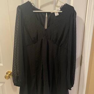 Altar'd State Elegant Black Dress